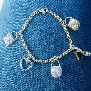 Vintage Italian Craftwork Fashionista Bracelet